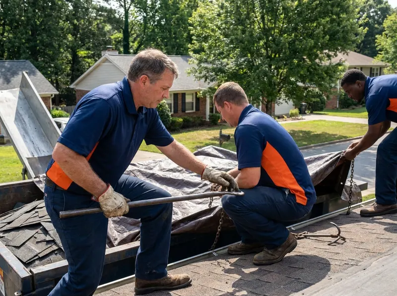Roofing Shingle Disposal Dumpsters in Greenville, SC